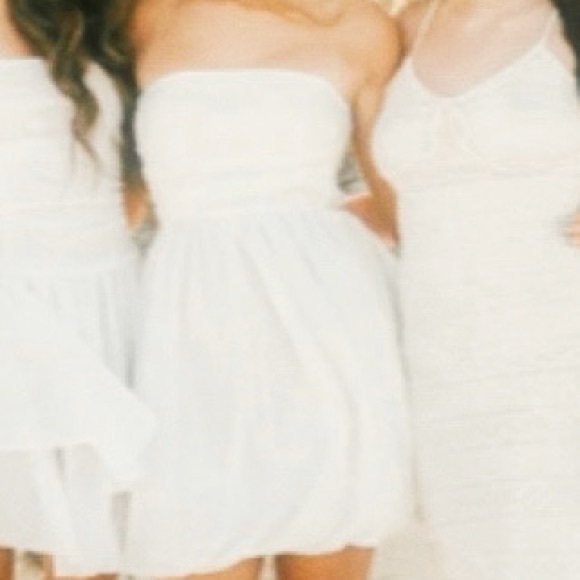 White Mini Dress - Picture 2 of 2